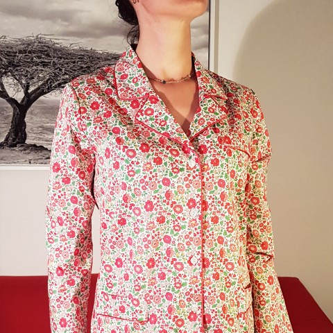 Liberty Danjo Rosso - Women Pajama in Liberty London Fabric