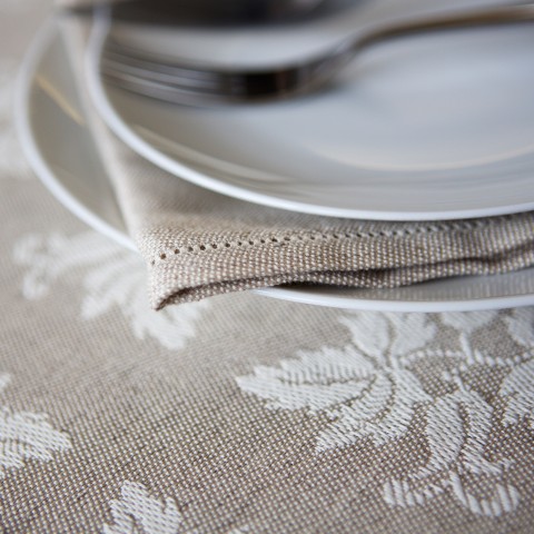 Edera - Linen and Cotton Jacquard Tablecloth