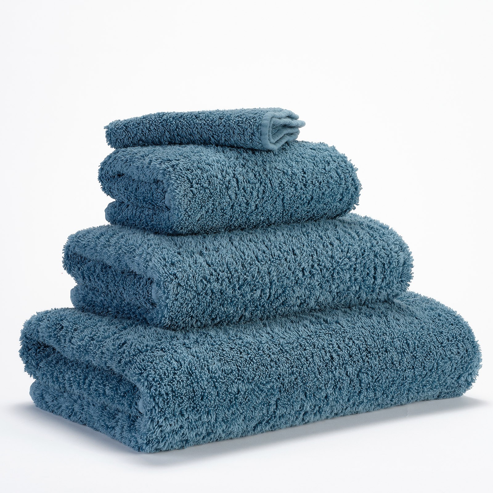 extra morbido Herzbach home 600 g/m² Set di 3 asciugamani in 100% cotone egiziano 33 x 33 cm antracite 
