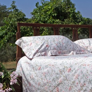 Flora - Cotton satin sheet set