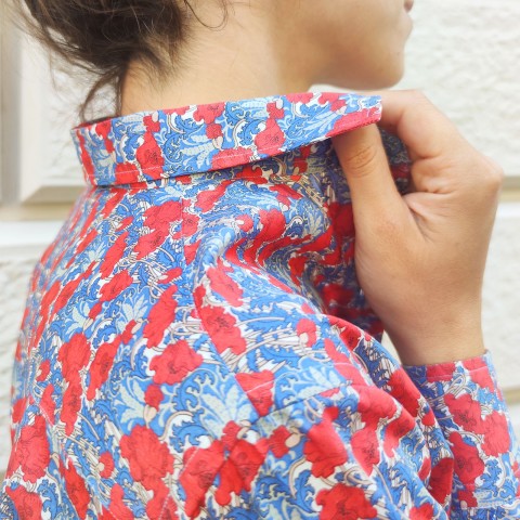 Liberty Clementina - Woman Shirt in Liberty London Fabric