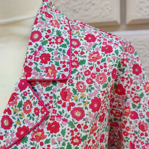 Liberty Danjo Rosso short - Women Pajamas in Liberty London Fabric