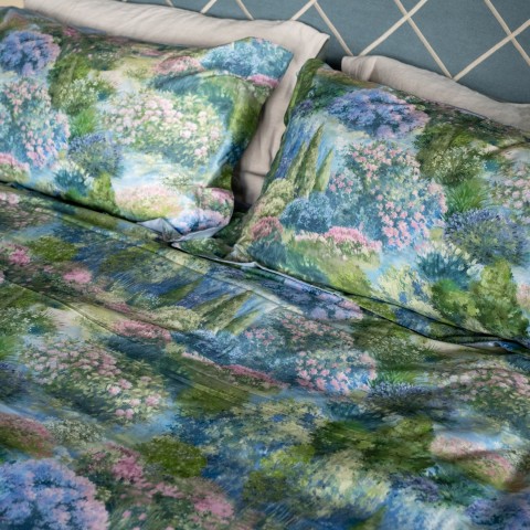 Monet - Double bed Satin Duvet Cover Set