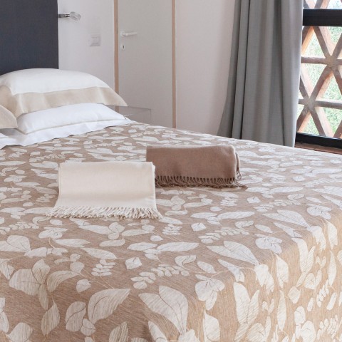 Foglie - Jacquard Cotton Bedspread